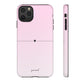 Pastel pink heart - tough case