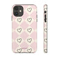 Pink heart checkers - tough case