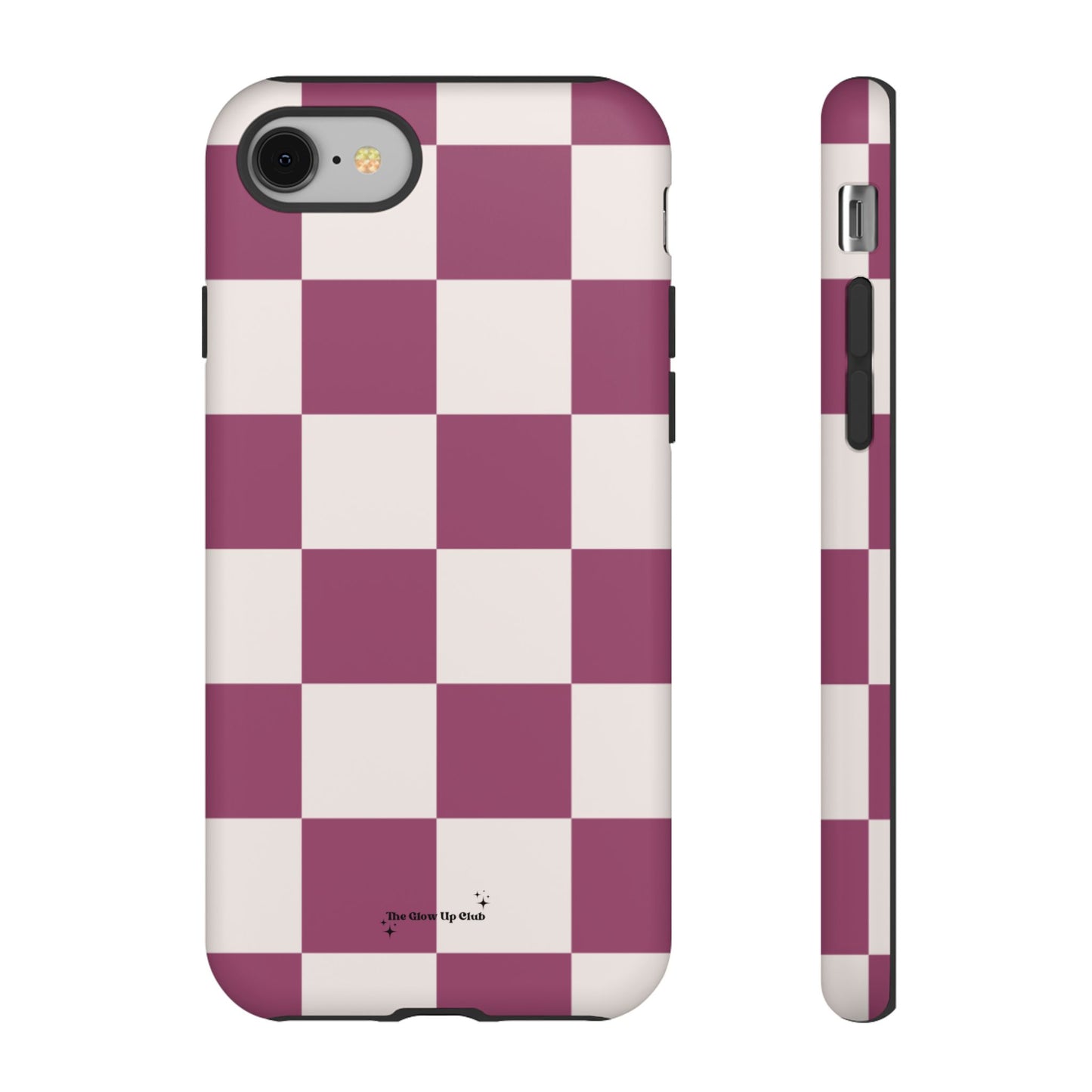 Burgundy checkers - tough case