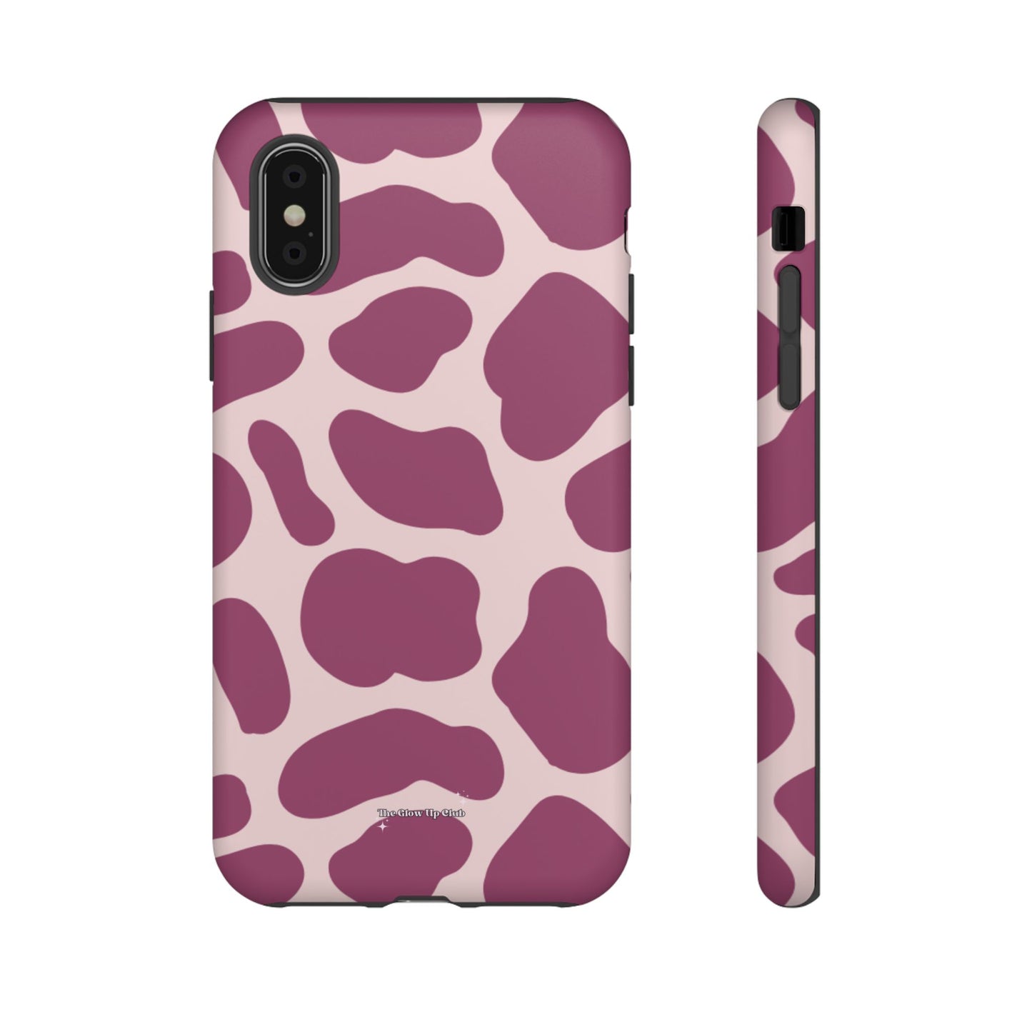 Burgundy giraffe - tough case