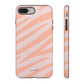 Zebra print orange - tough case