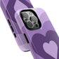 Heart layers purple - tough case