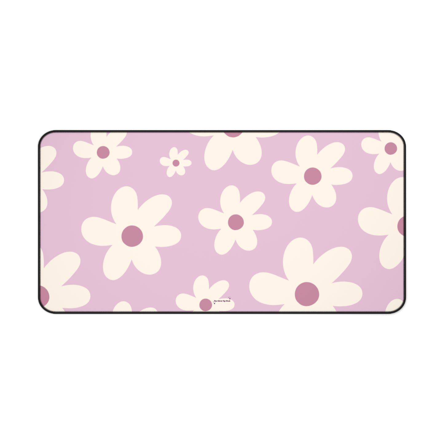 Floral pattern purple - Desk Mat