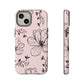 Realistic flowers pink - tough case