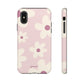 Floral pattern pink - tough case