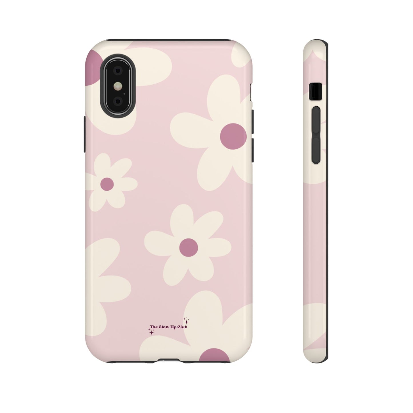 Floral pattern pink - tough case