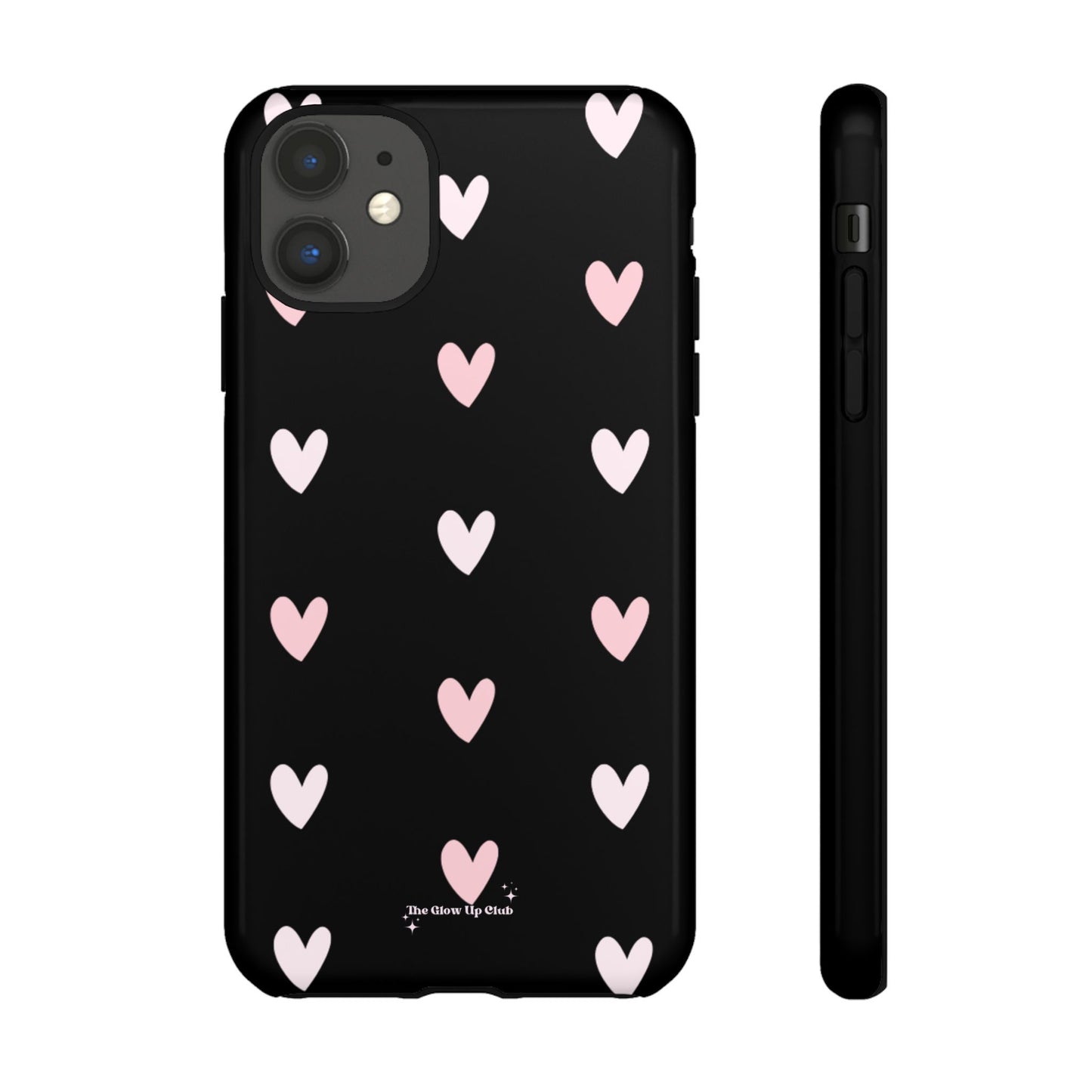 Black heart pattern - tough case