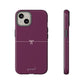 Simple ribbon burgundy - tough case