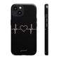 Heart line black - tough case