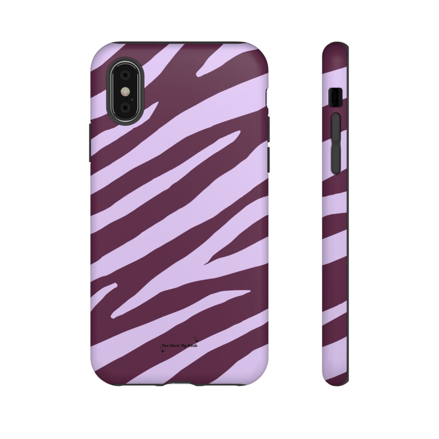 Zebra print purple - tough case