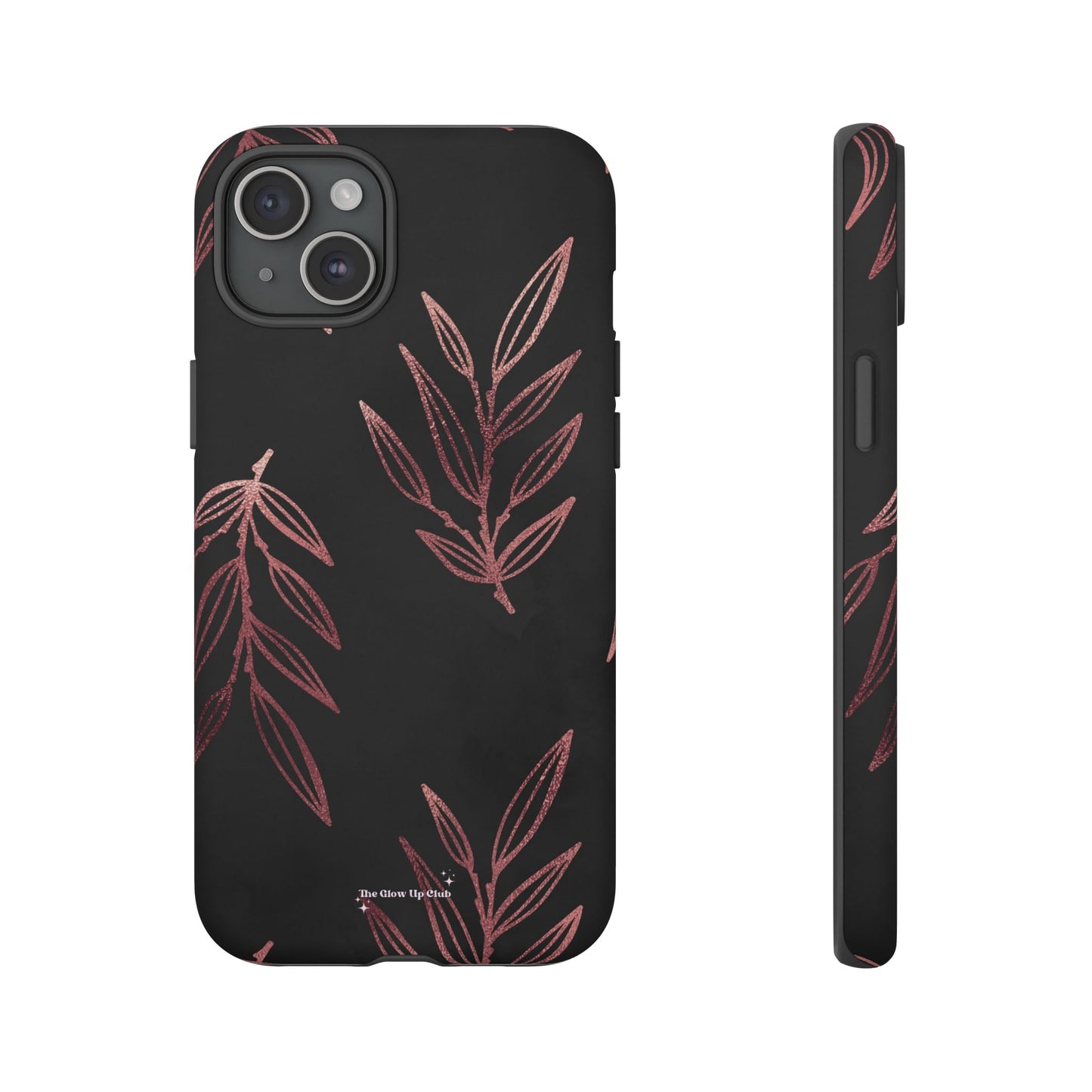 Rose gold leaves minimalistic - tough case