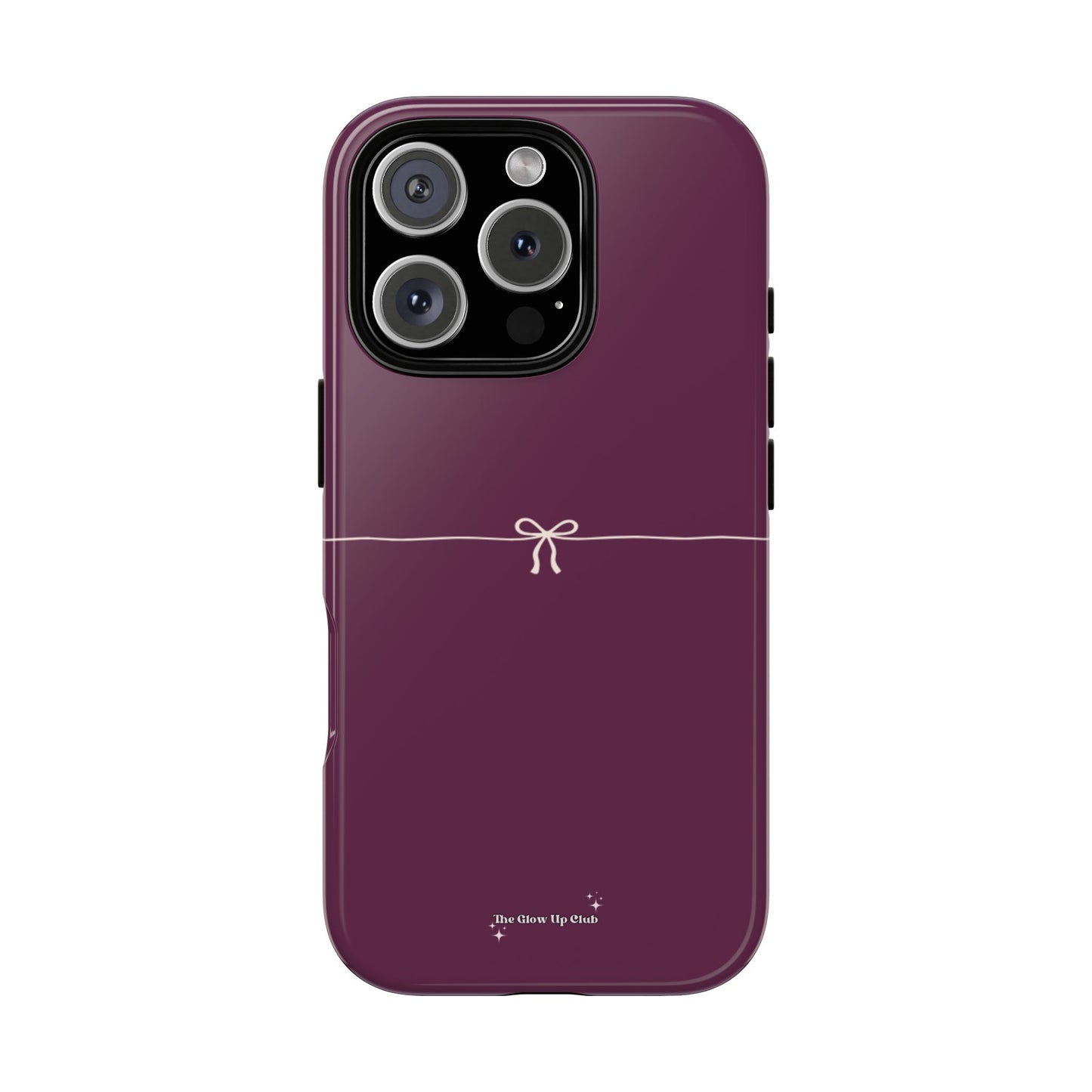 Simple ribbon burgundy - tough case