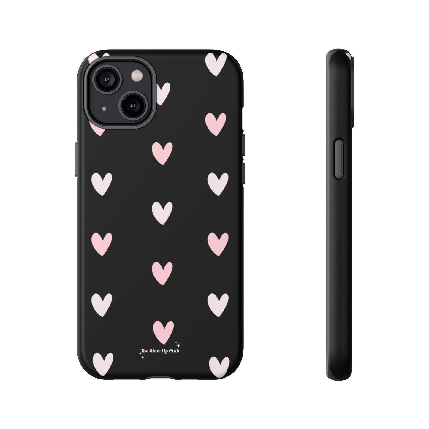 Black heart pattern - tough case