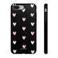 Black heart pattern - tough case