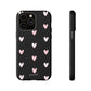 Black heart pattern - tough case