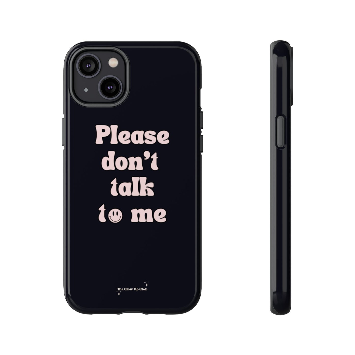 Please don't talk to me black - tough case