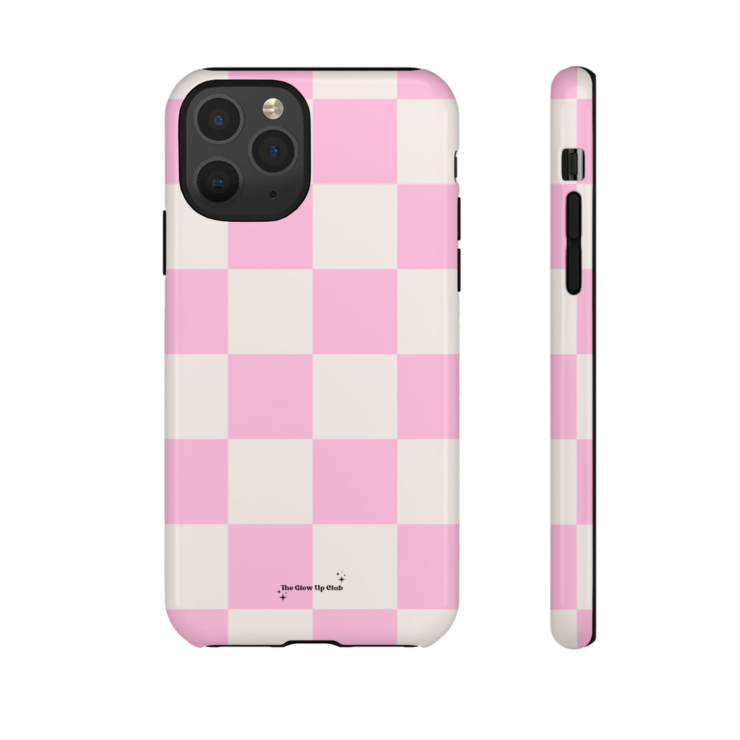 Pink white checkers - tough case