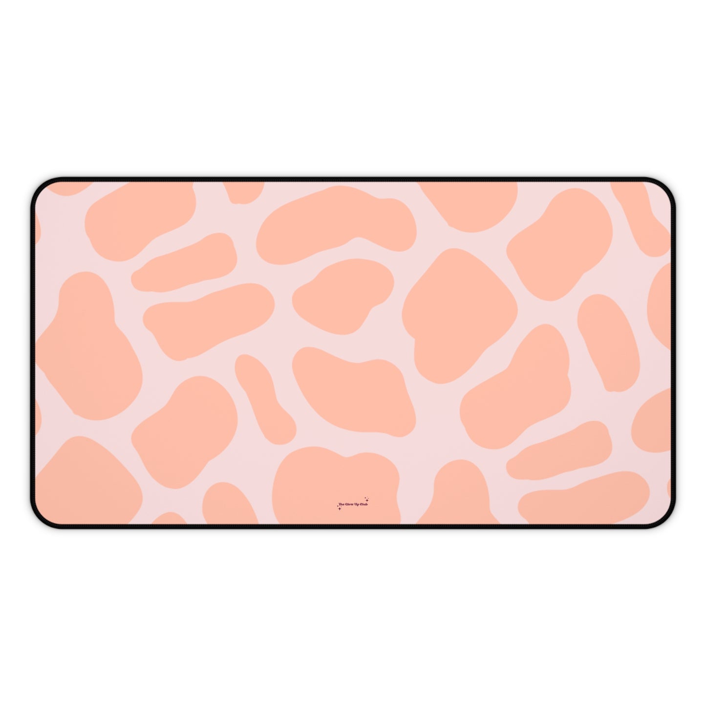 Orange and pink giraffe - Desk Mat