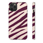 Zebra print cream - tough case