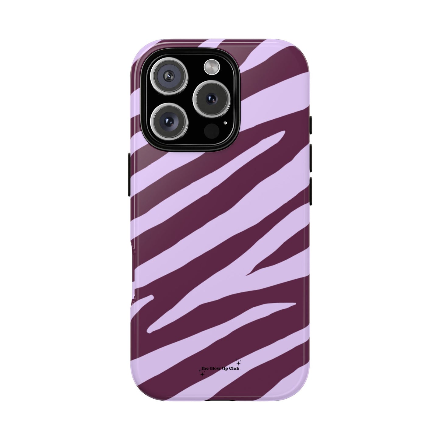 Zebra print purple - tough case