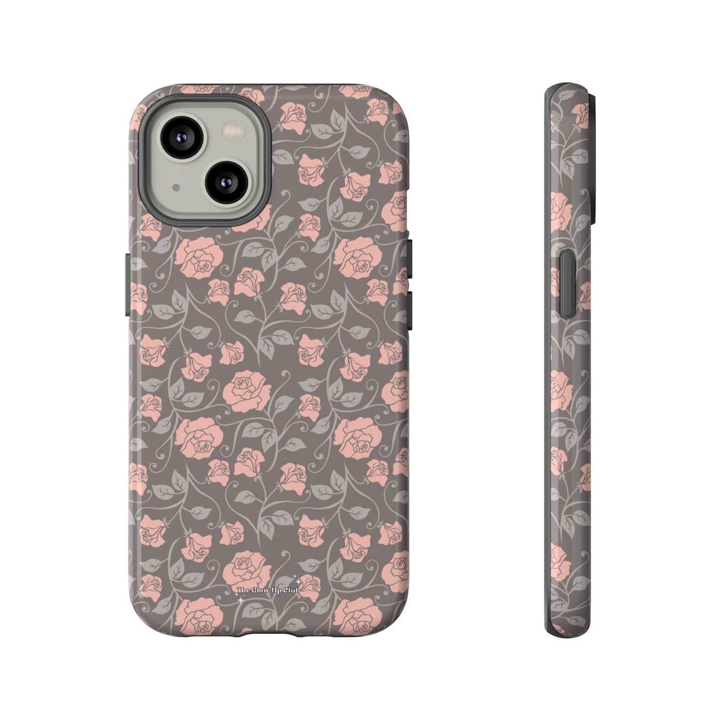 Small roses brown - tough case