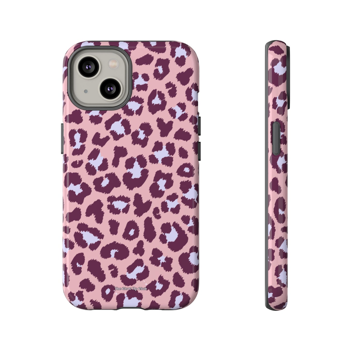 Leopard print pink purple - tough case