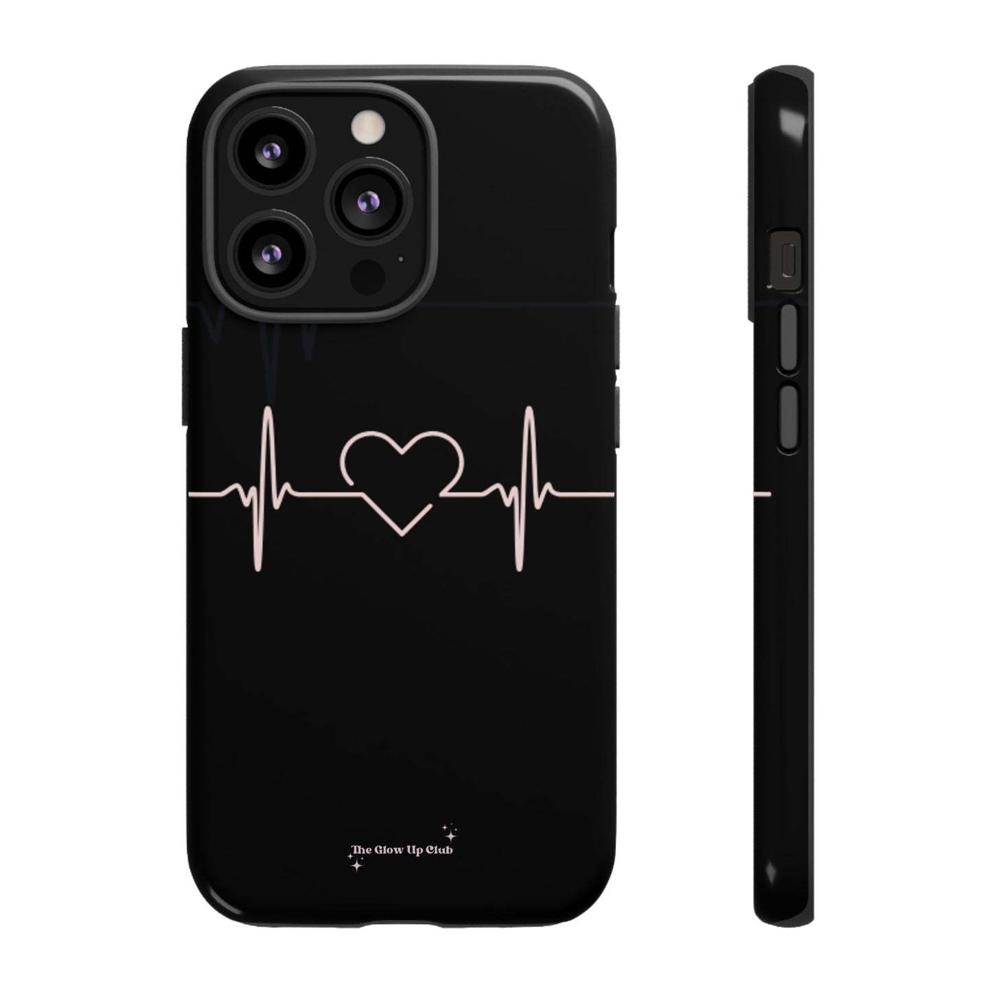 Heart line black - tough case