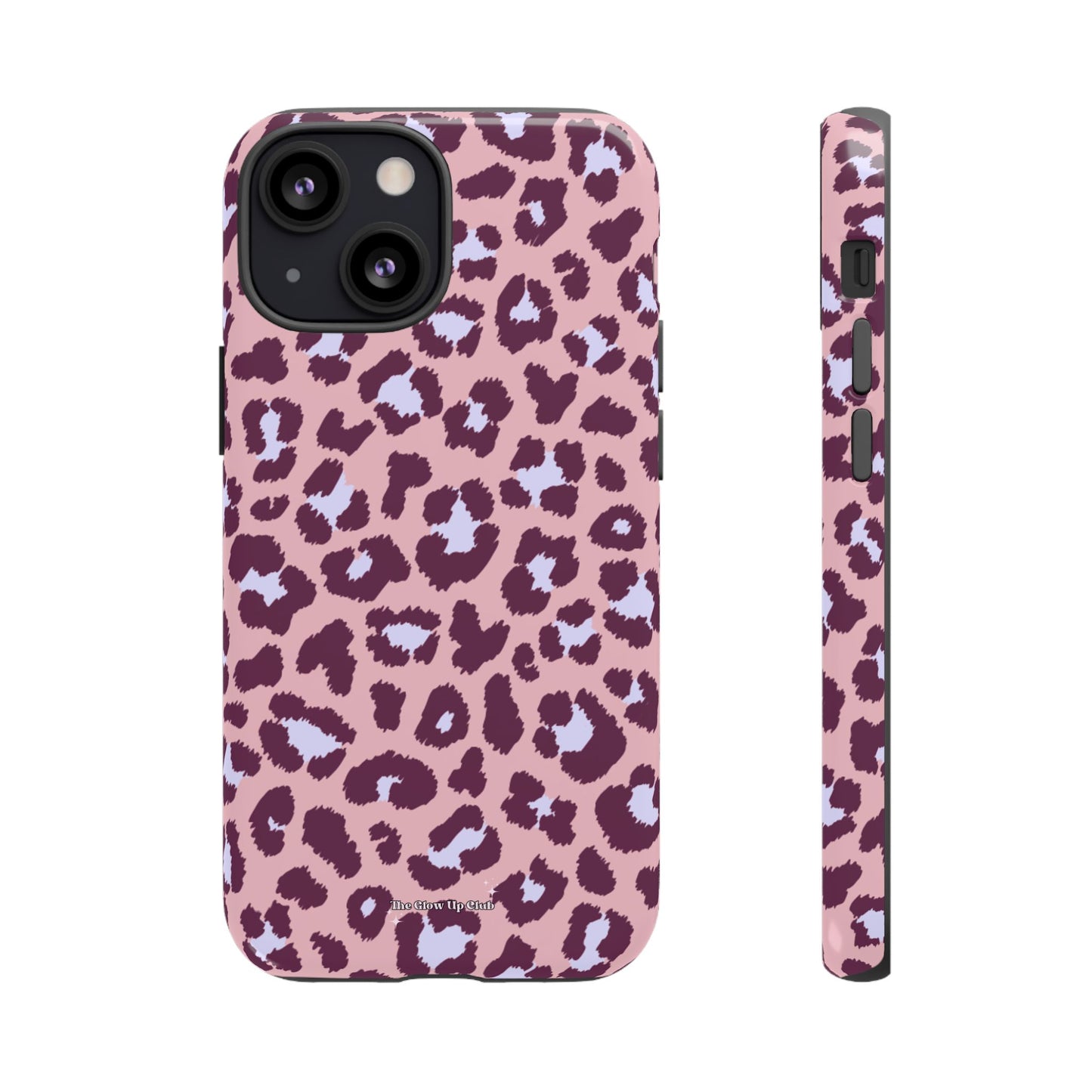 Leopard print pink purple - tough case