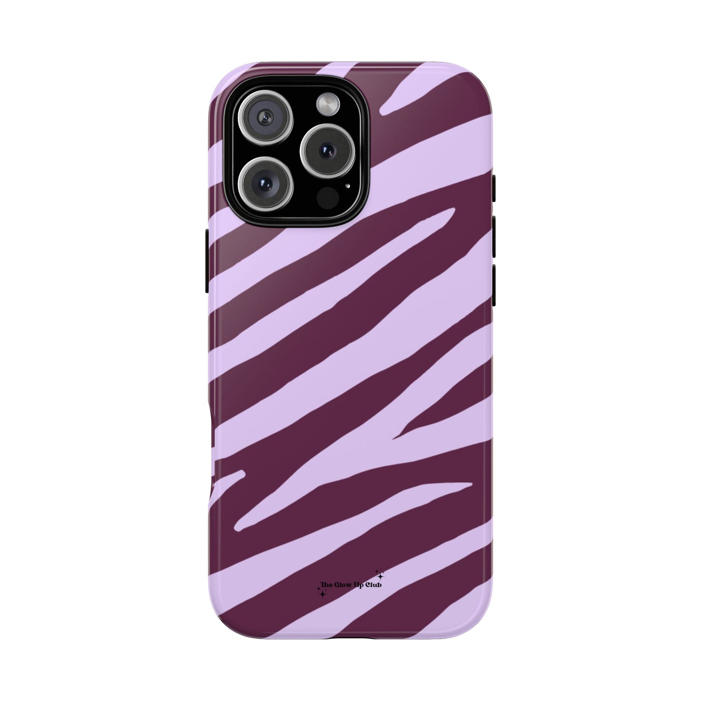 Zebra print purple - tough case