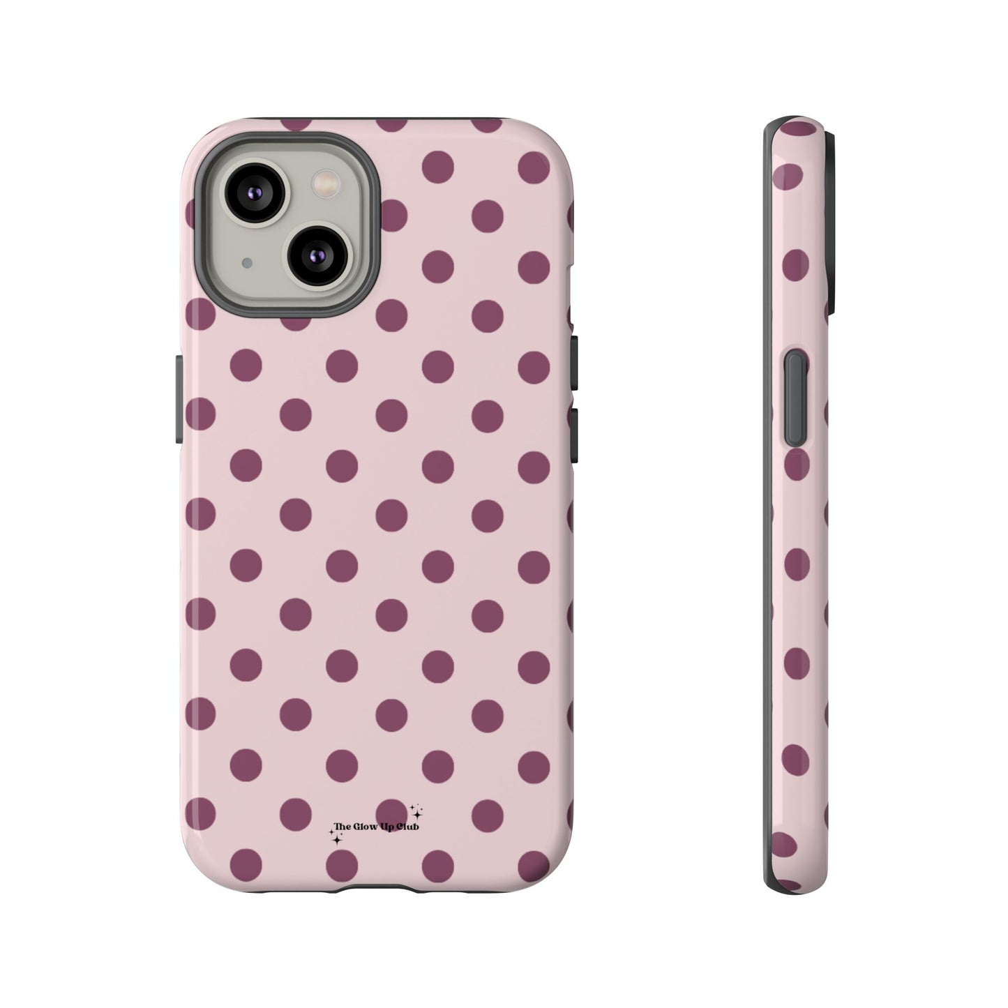 Pink and purple dots - tough case