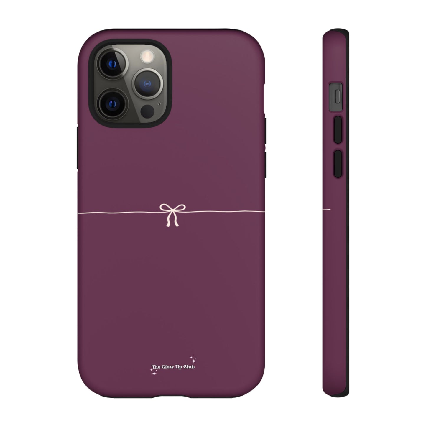 Simple ribbon burgundy - tough case