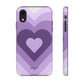 Heart layers purple - tough case