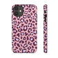 Leopard print pink purple - tough case