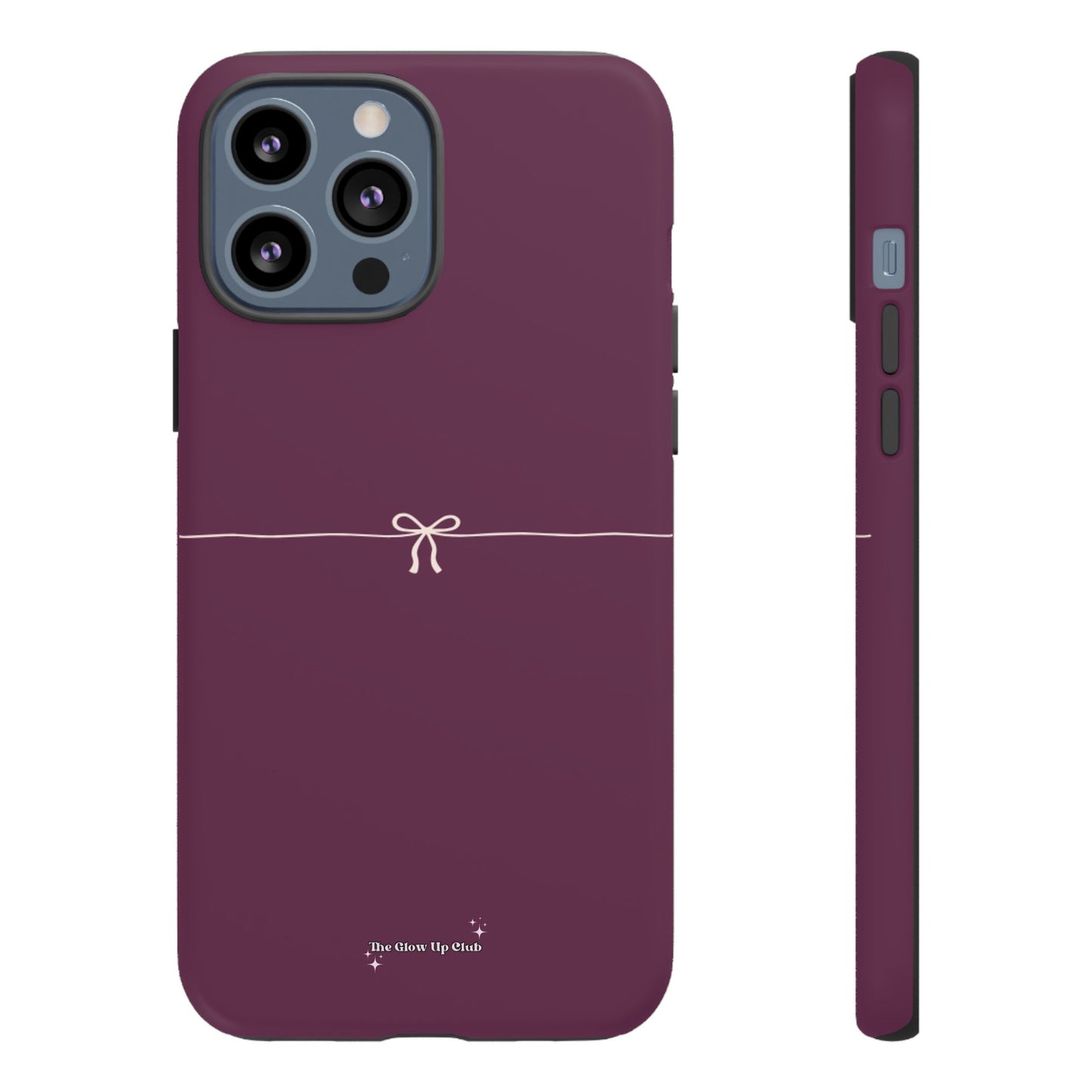 Simple ribbon burgundy - tough case