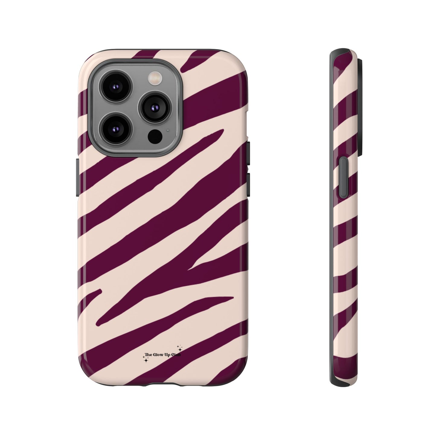 Zebra print cream - tough case