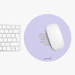 Sometimes all I need is, purple - Round Small Mouse Pad