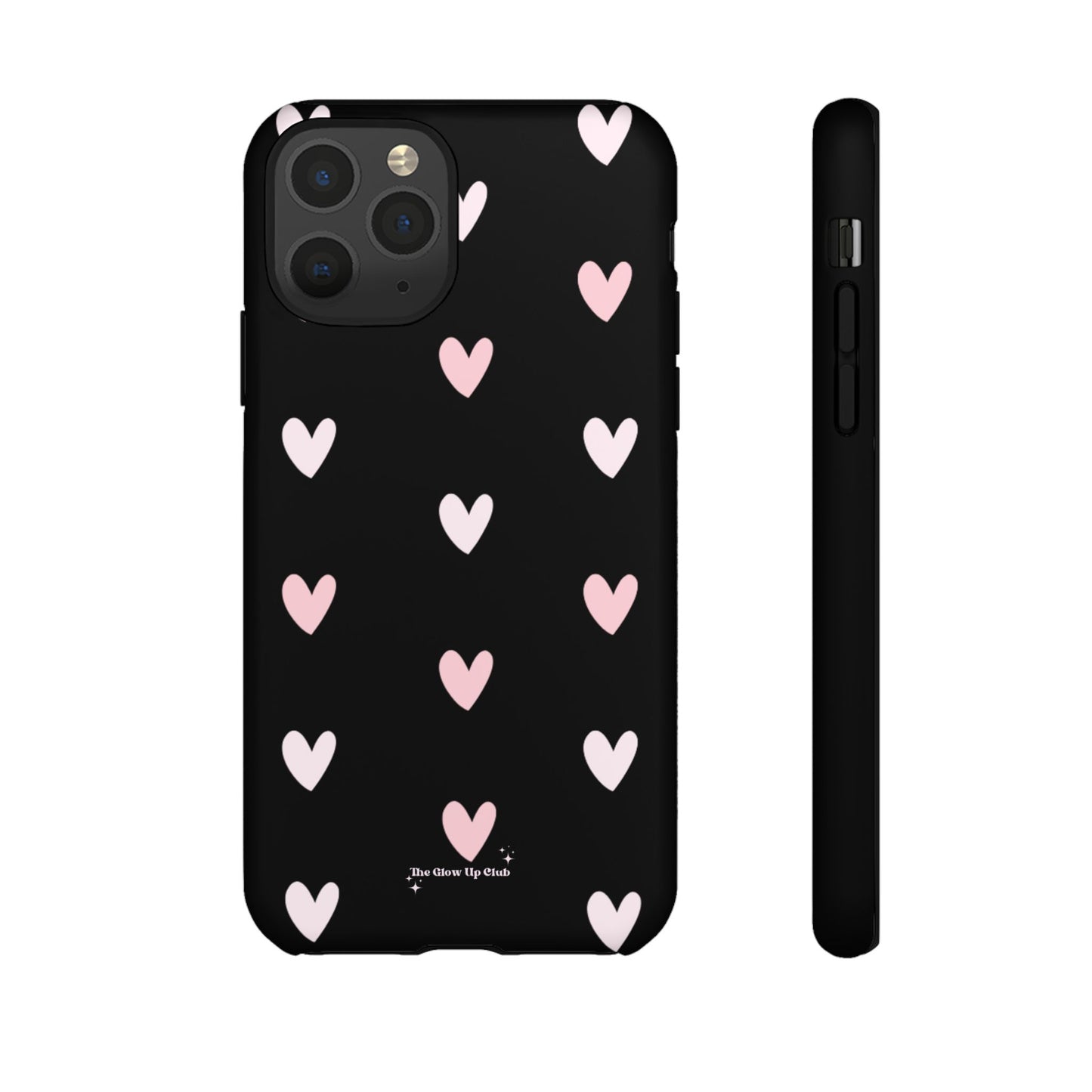 Black heart pattern - tough case