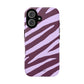 Zebra print purple - tough case