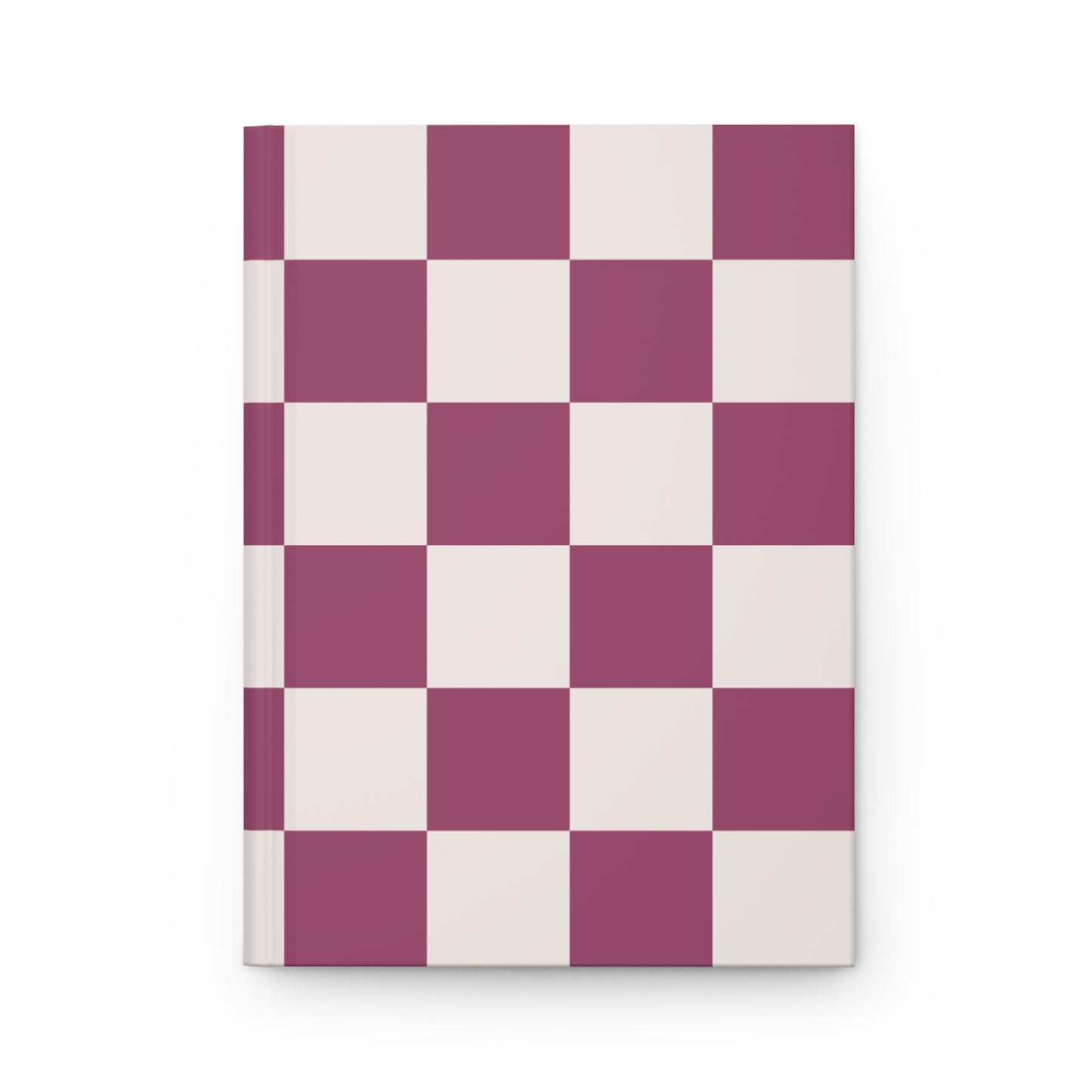 Burgundy checkers Journal