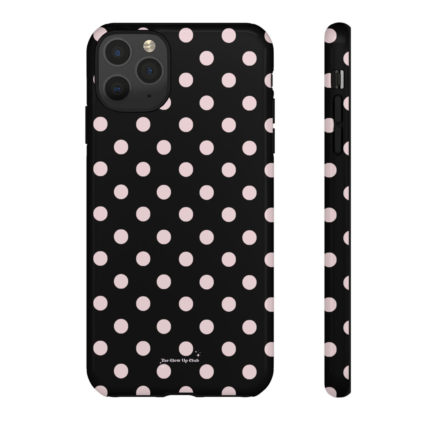 Black and pink dots - tough case