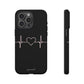 Heart line black - tough case