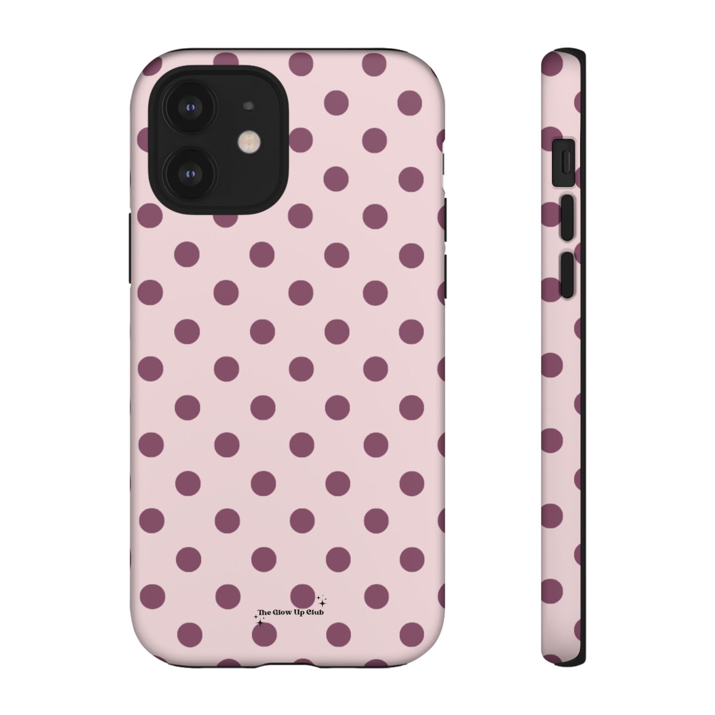 Pink and purple dots - tough case