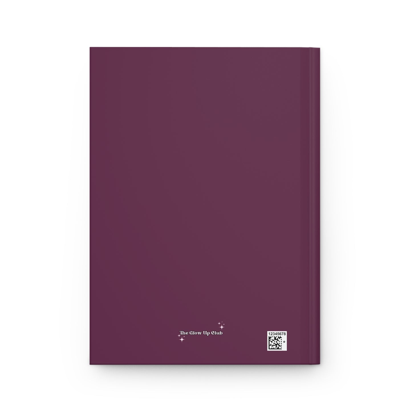 Minimalistic ribbon burgundy Journal