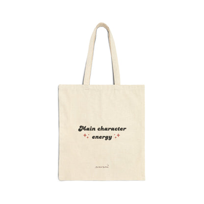 Main character energy - Cotton Canvas Tote Bag