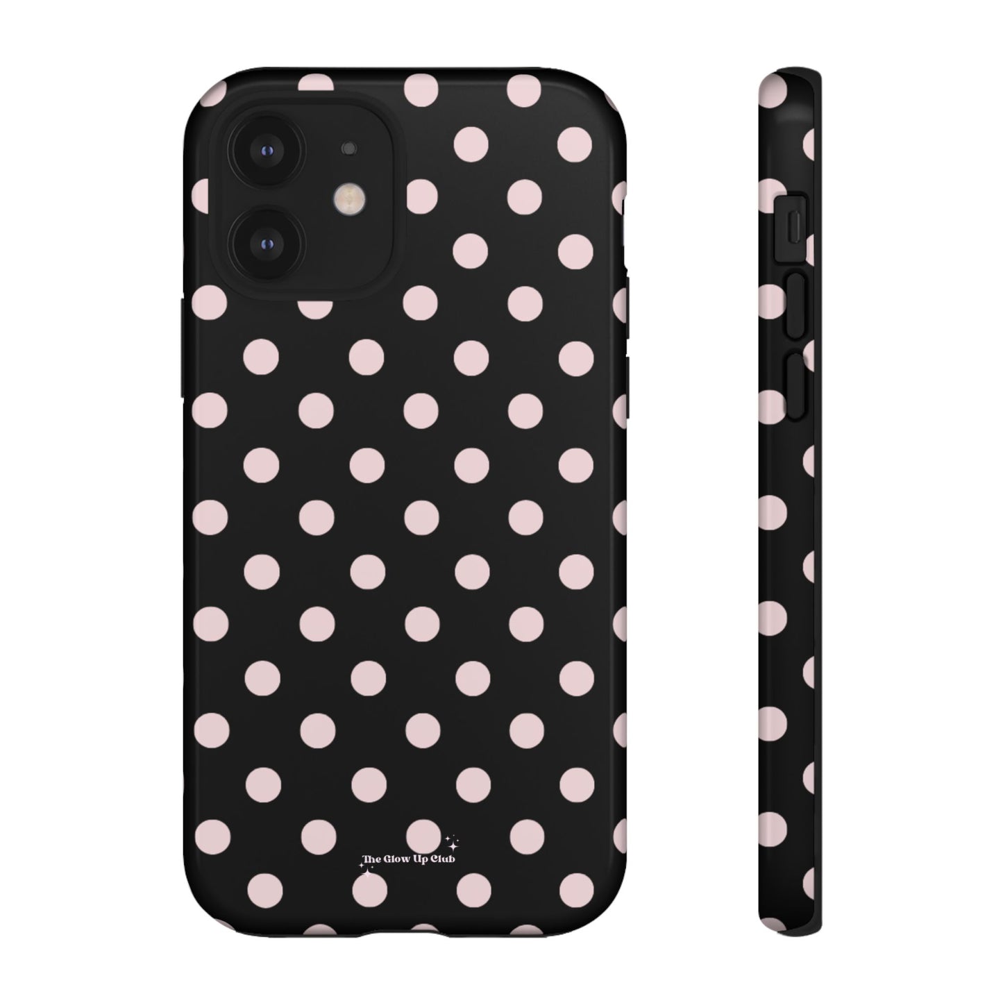 Black and pink dots - tough case