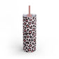 Leopard print pink Tumbler, 20oz