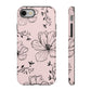 Realistic flowers pink - tough case