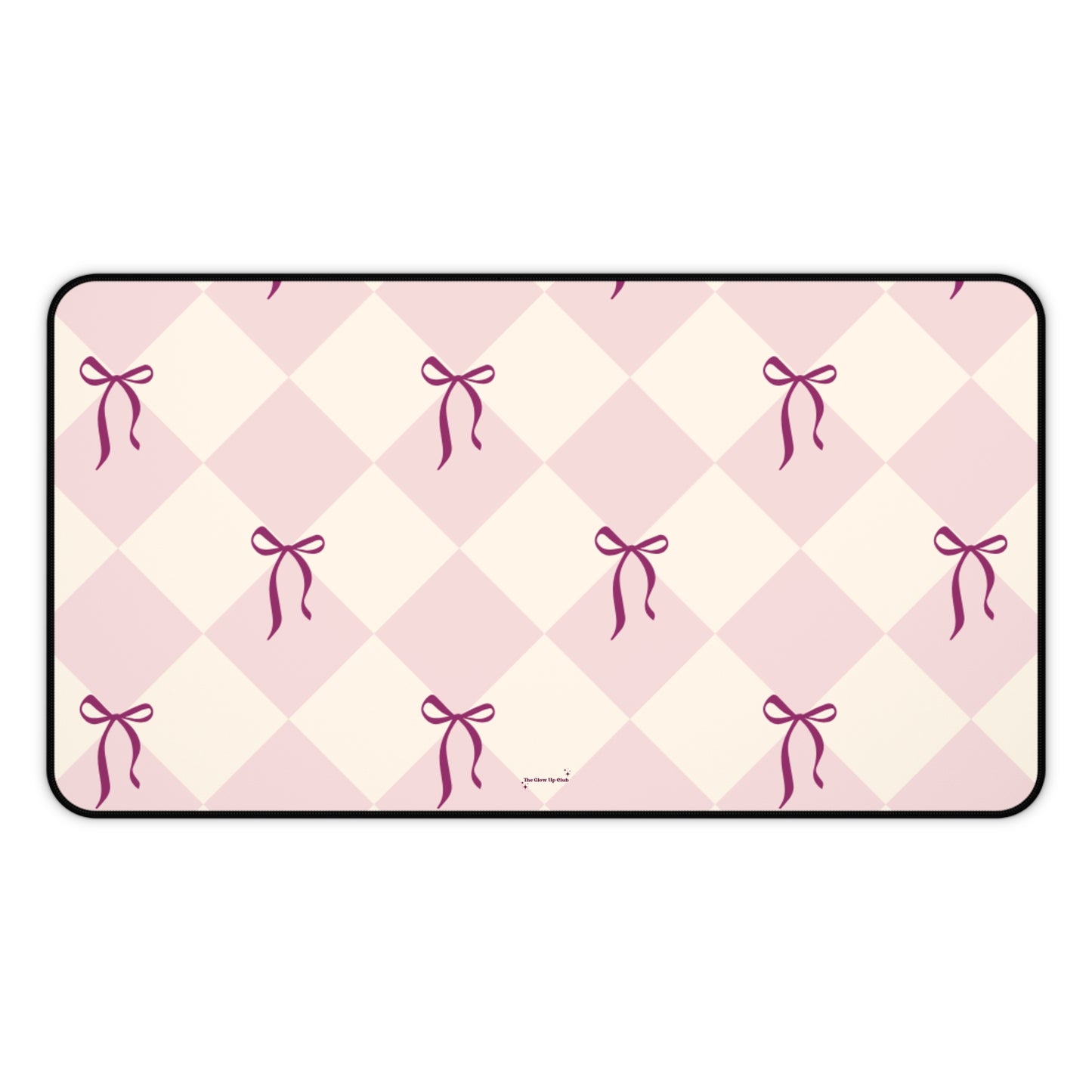 Checkers ribbons - Desk Mat