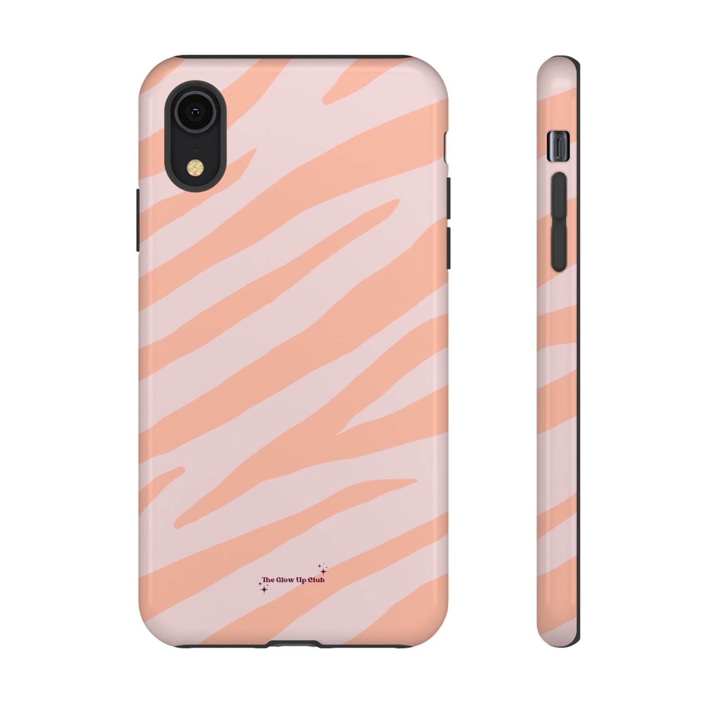 Zebra print orange - tough case