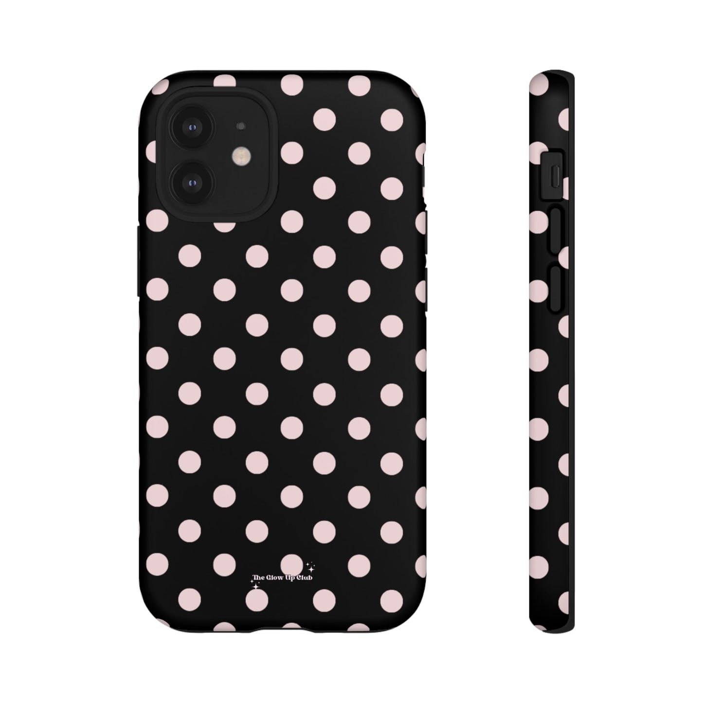 Black and pink dots - tough case